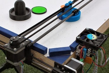 Air Hockey Robot (an OPEN SOURCE 3D printer hack)