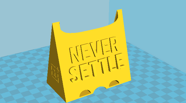 One Plus One Never Settle Dock