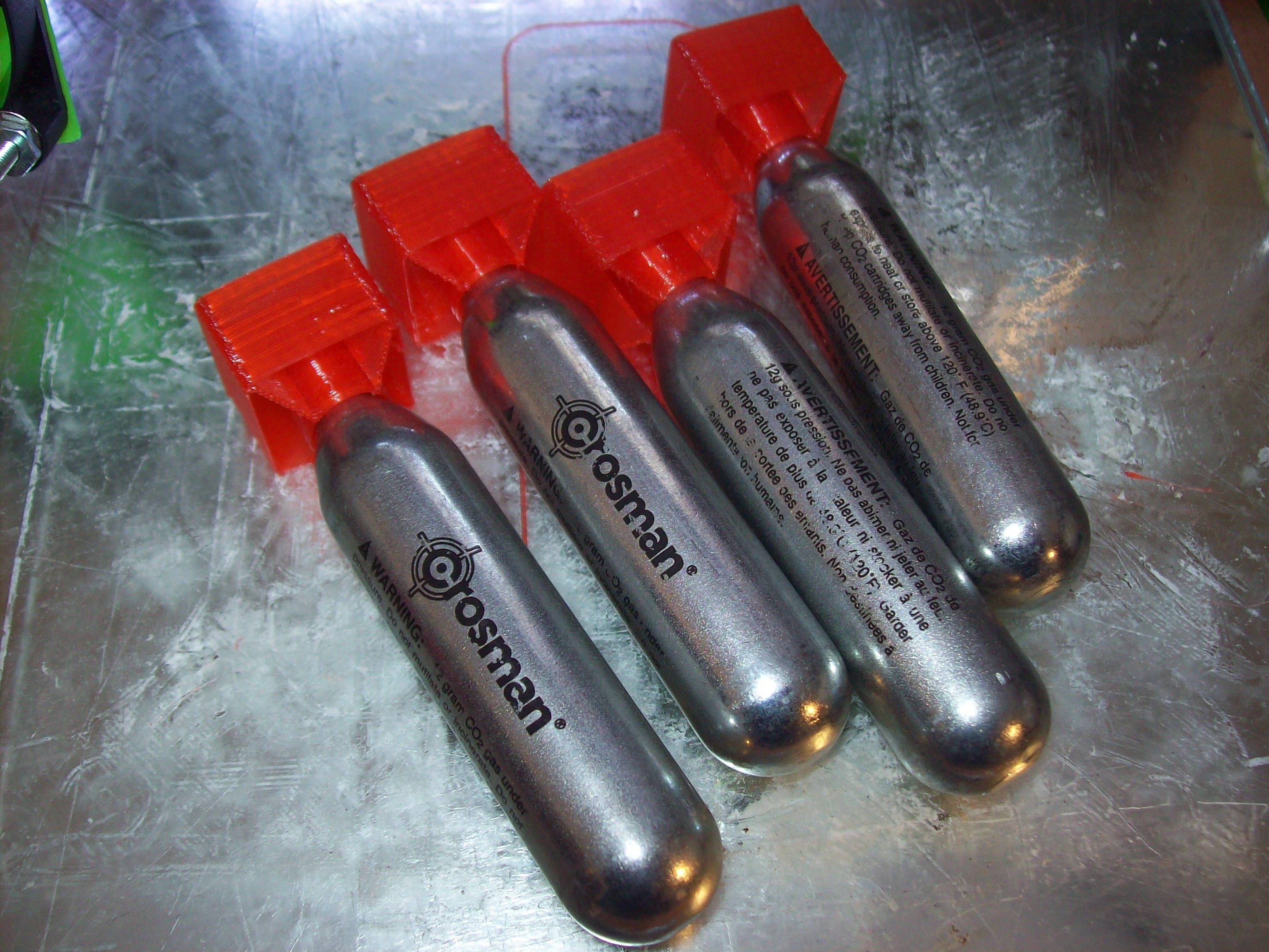 CO2 canister bomb fins