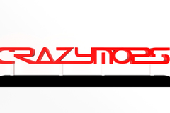 "Crazymops" Logotype stand