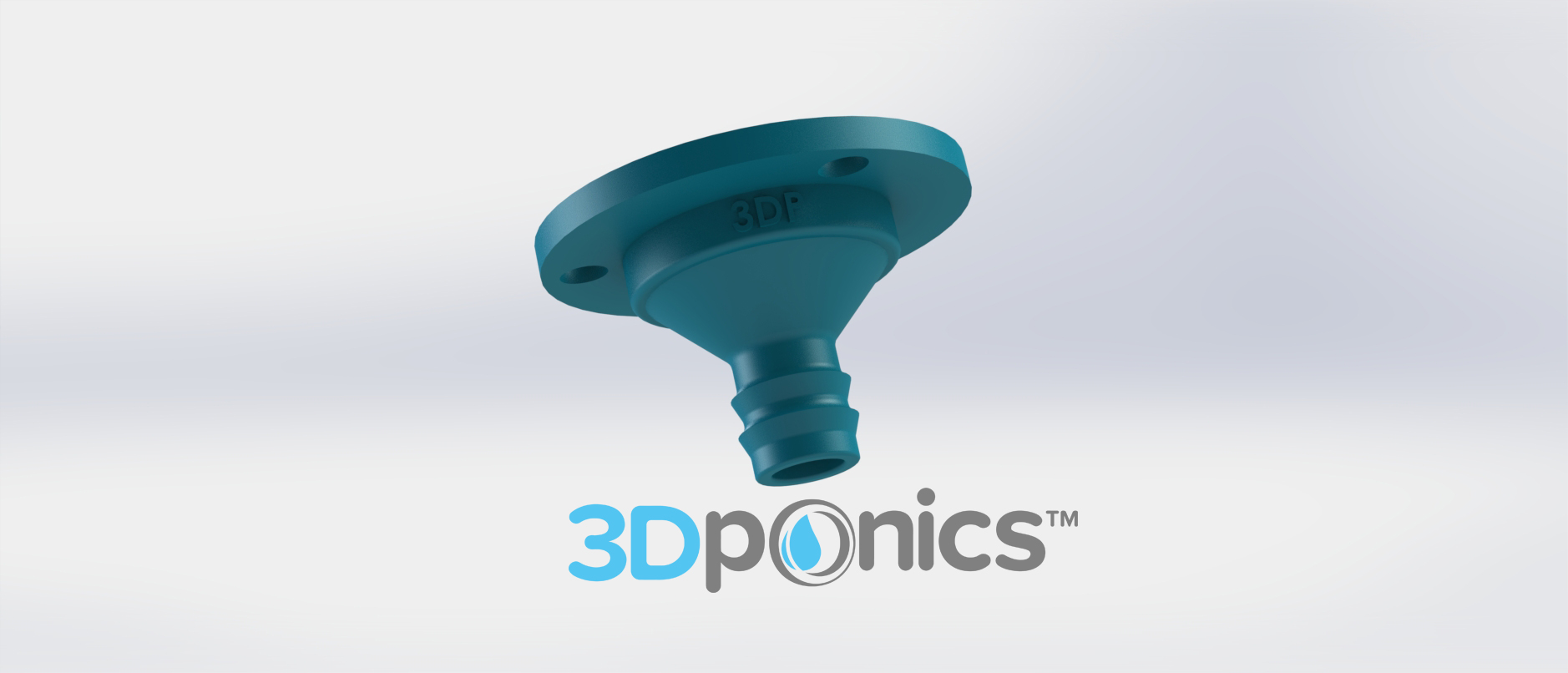 3-Hole Drip Nozzle 3/4 Inch - 3Dponics Drip Hydroponics