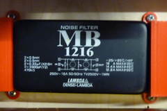 Protective Isolation for Lambda Noise Filter MB 1216