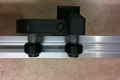 Magnetic Carriage for v-slot 2020 extrusion and mini wheels