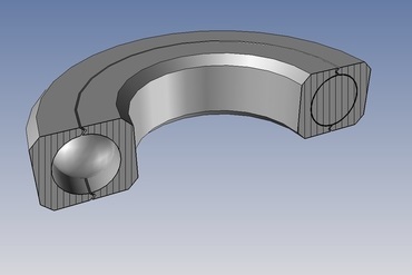 Print-In-Place sealed ball bearing