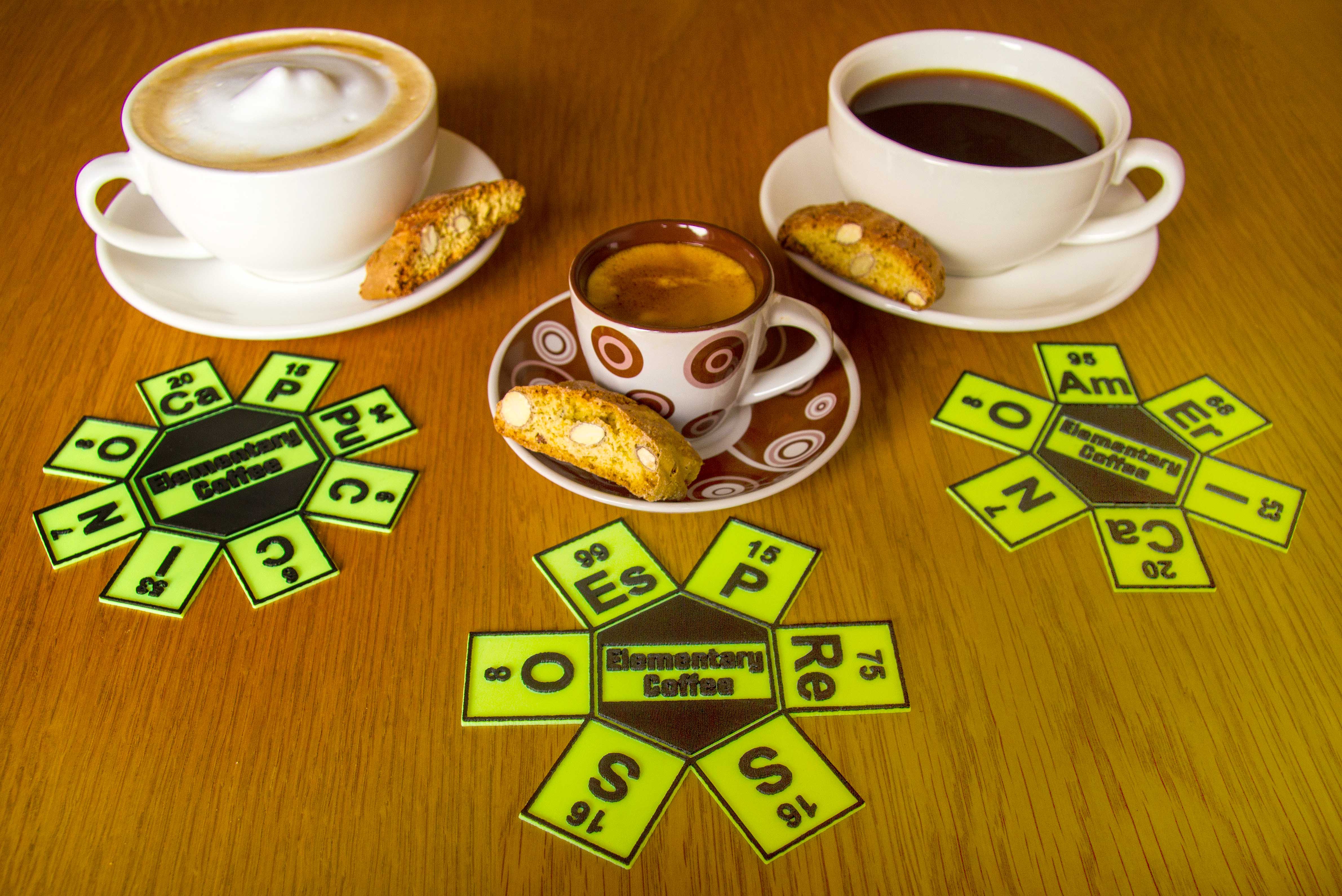 Elementary Coffee Coasters
