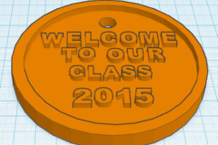 2015 Welcome medallion