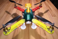 Landing feet for printable quadcopter