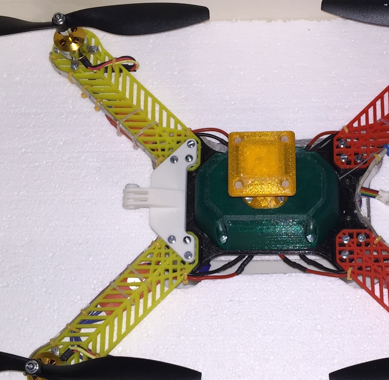 GoPro mount for printable quadcopter