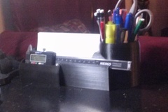 Desk Organizer for Pens, Index Cards, and Caliper