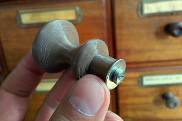 3D-printable generic cabinet knob