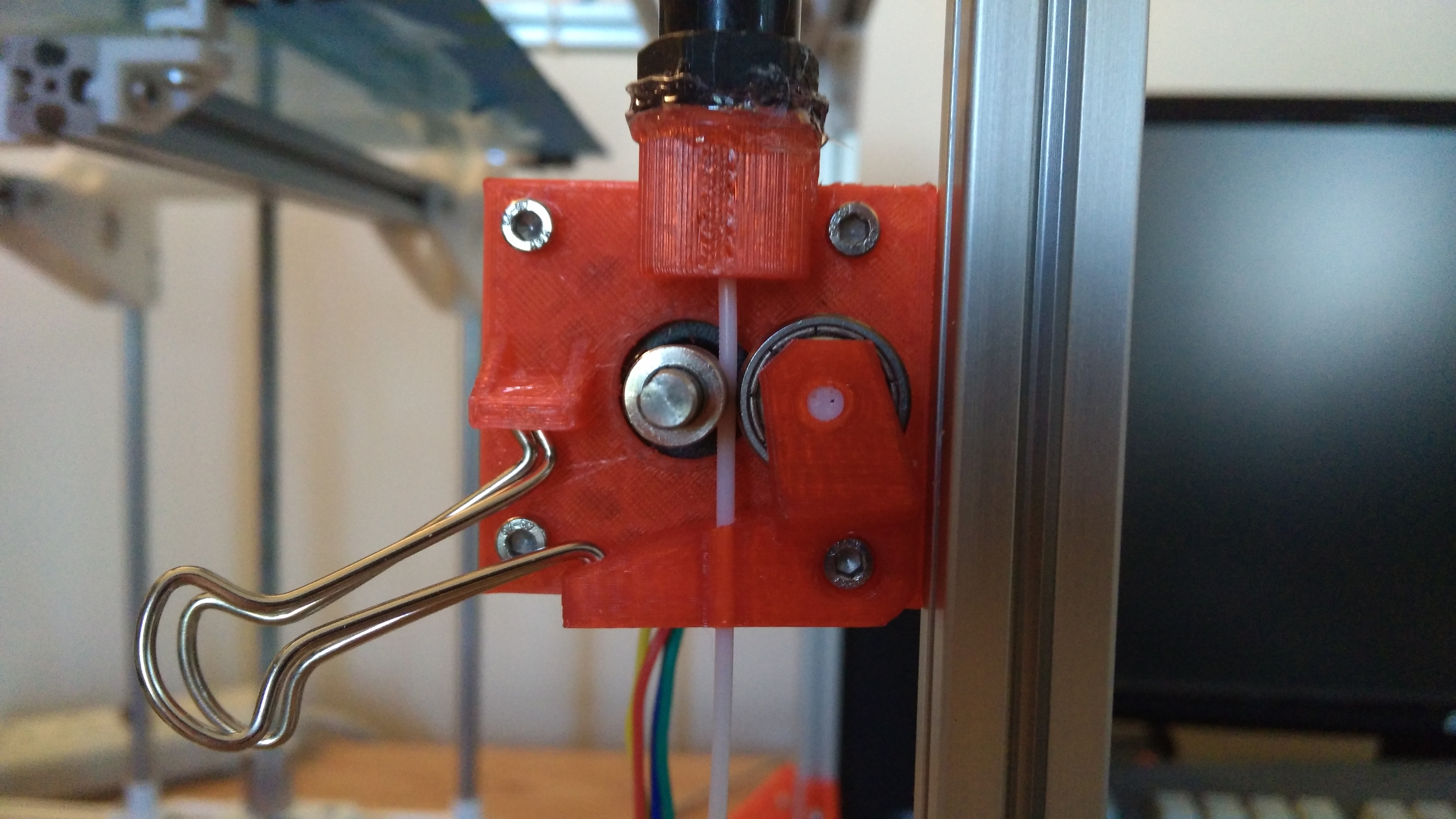 Simple 1.75mm Bowden Extruder