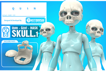 Quin: Skull Mask - 3DKitbash.com