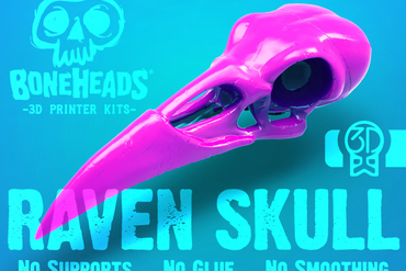 Boneheads: Raven - Skull Kit - 3DKitbash.com