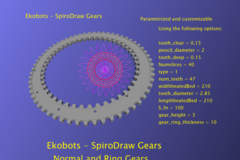 Ekobots - SpiroDraw Gears