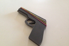 Rubber Band Gun for 3D Print