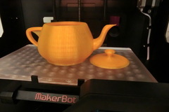 FFF 3D-printable Utah Teapot with separate lid