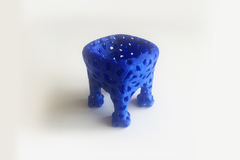 Voronoi Elephant Bowl # 2