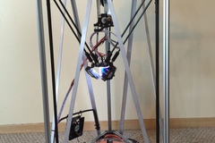 Magnetic Effector with 3 Fans and LED Light Ring for Kossel Plus