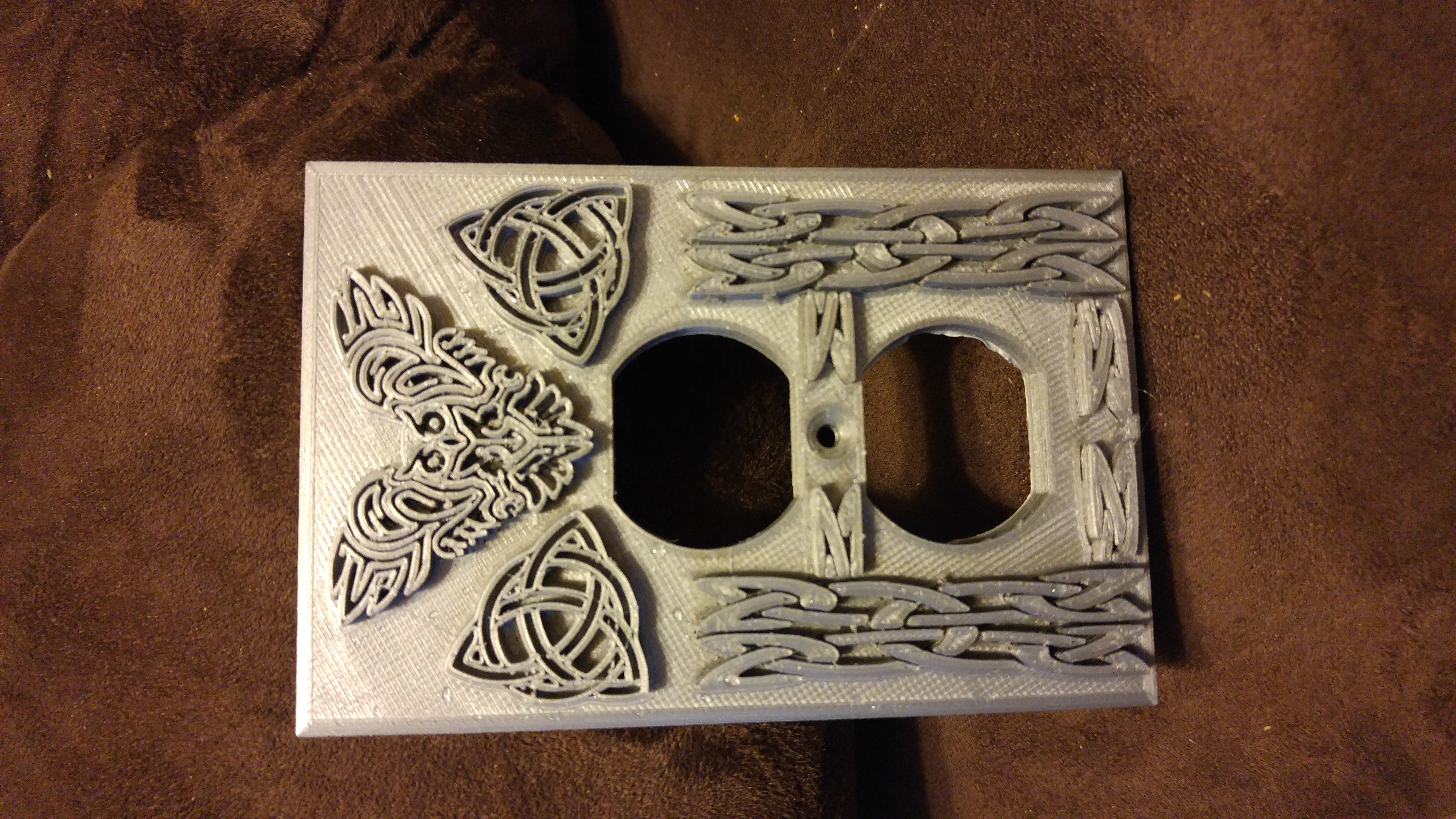 Electrical Plate Cover Viking Themed