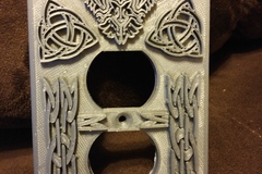 Electrical Plate Cover Viking Themed