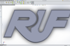 RUF 3D Logo Badge