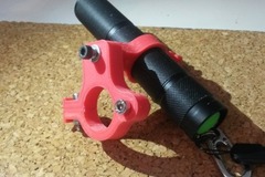 bike flashlight mount