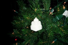 Fluffy Snowman Ornament