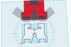 Wanhao Duplicator 4 - MK9 "compatible" extruder top plate