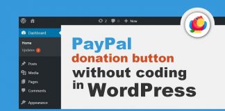 How-To-Add-PayPal-Donation-Button-In-Wordpress-Without-Coding