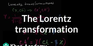 Introduction-to-the-Lorentz-transformation-Special-relativity-Physics-Khan-Academy