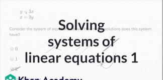 Solving-systems-of-linear-equations-—-Basic-example-Math-New-SAT-Khan-Academy