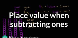 Understanding-place-value-while-subtracting-ones-Early-Math-Khan-Academy