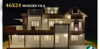 HOW-to-MAKE-a-CARDBOARD-house-with-LED-LIGHTS-46X24-CONTEMPORARY-MODERN-HOUSE
