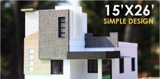 15X26-SIMPLE-RESIDENTIAL-BUILDING-1BHK-North-side-facing
