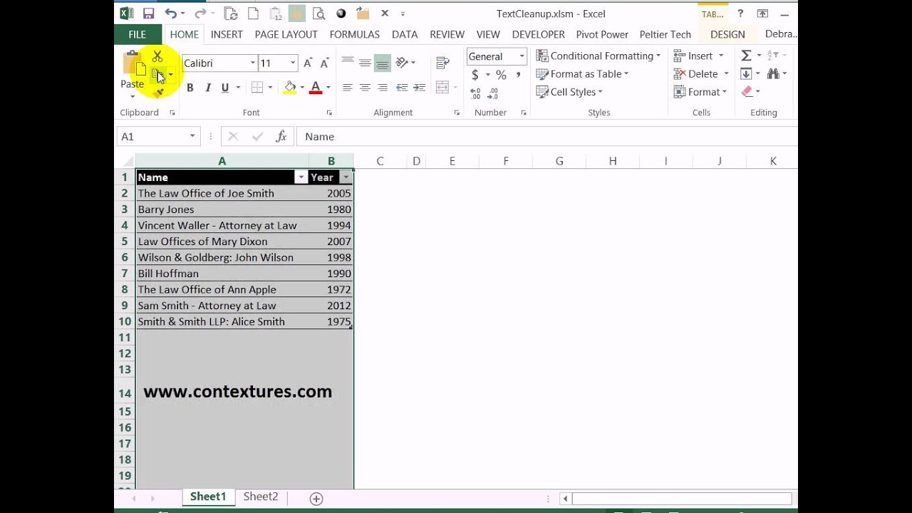 How To Automatically Remove Text In Excel