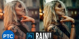 Realistic-Rain-Effect-Photoshop-Photo-Manipulation-Tutorial