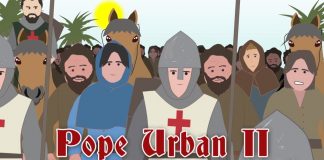 Pope-Urban-II-orders-the-First-Crusade-1095