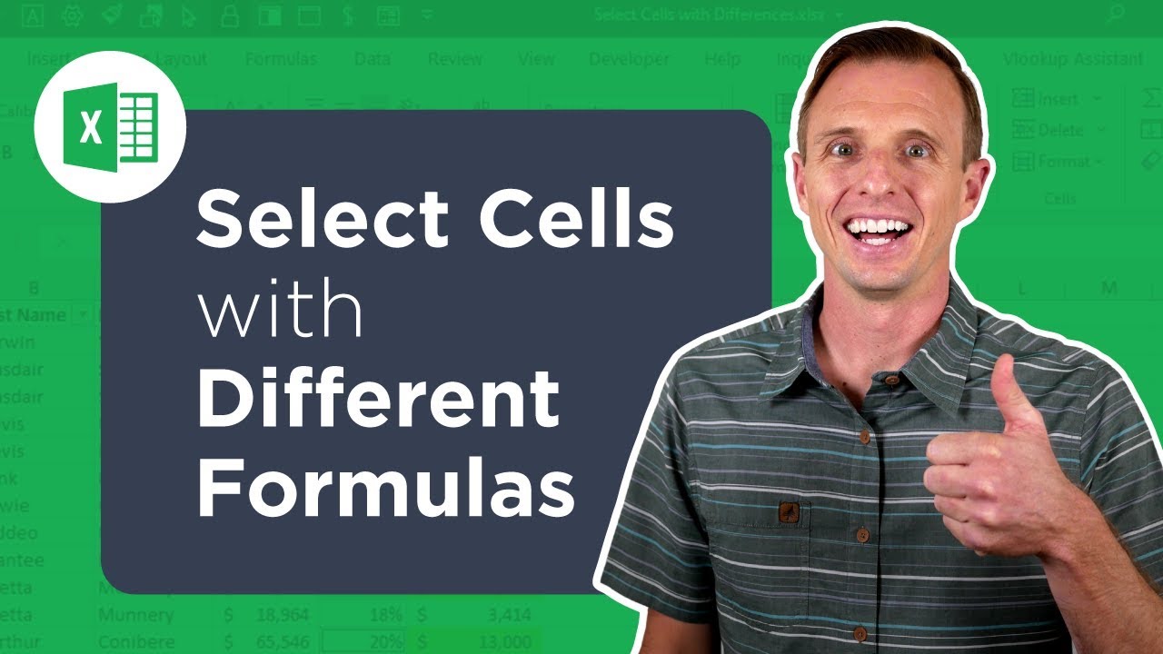 How To Select Cells With Values Only In Excel