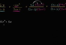Adding-rational-expression-unlike-denominators-High-School-Math-Khan-Academy